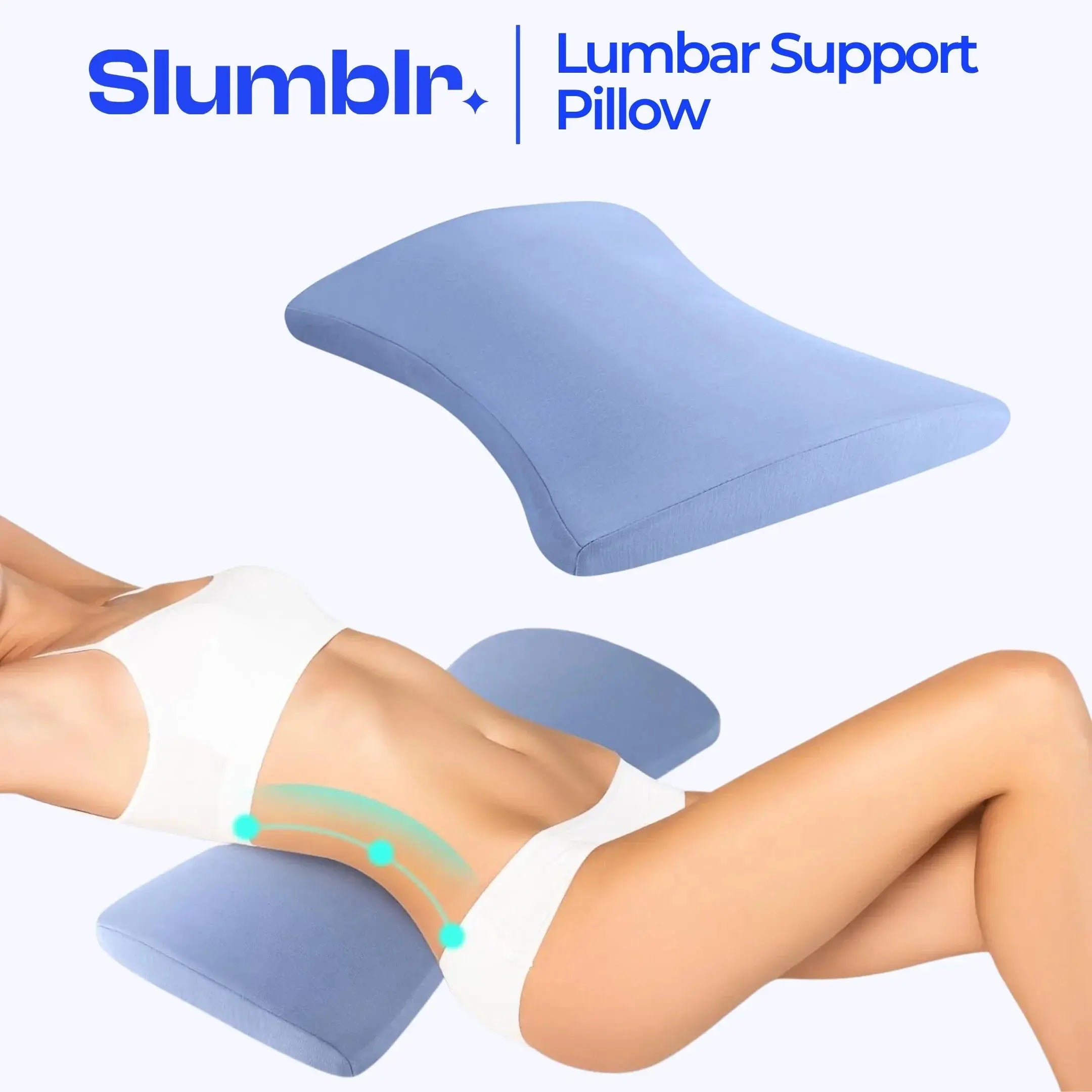 Slumblr® Ergonomic Lumbar Support Pillow Slumblr