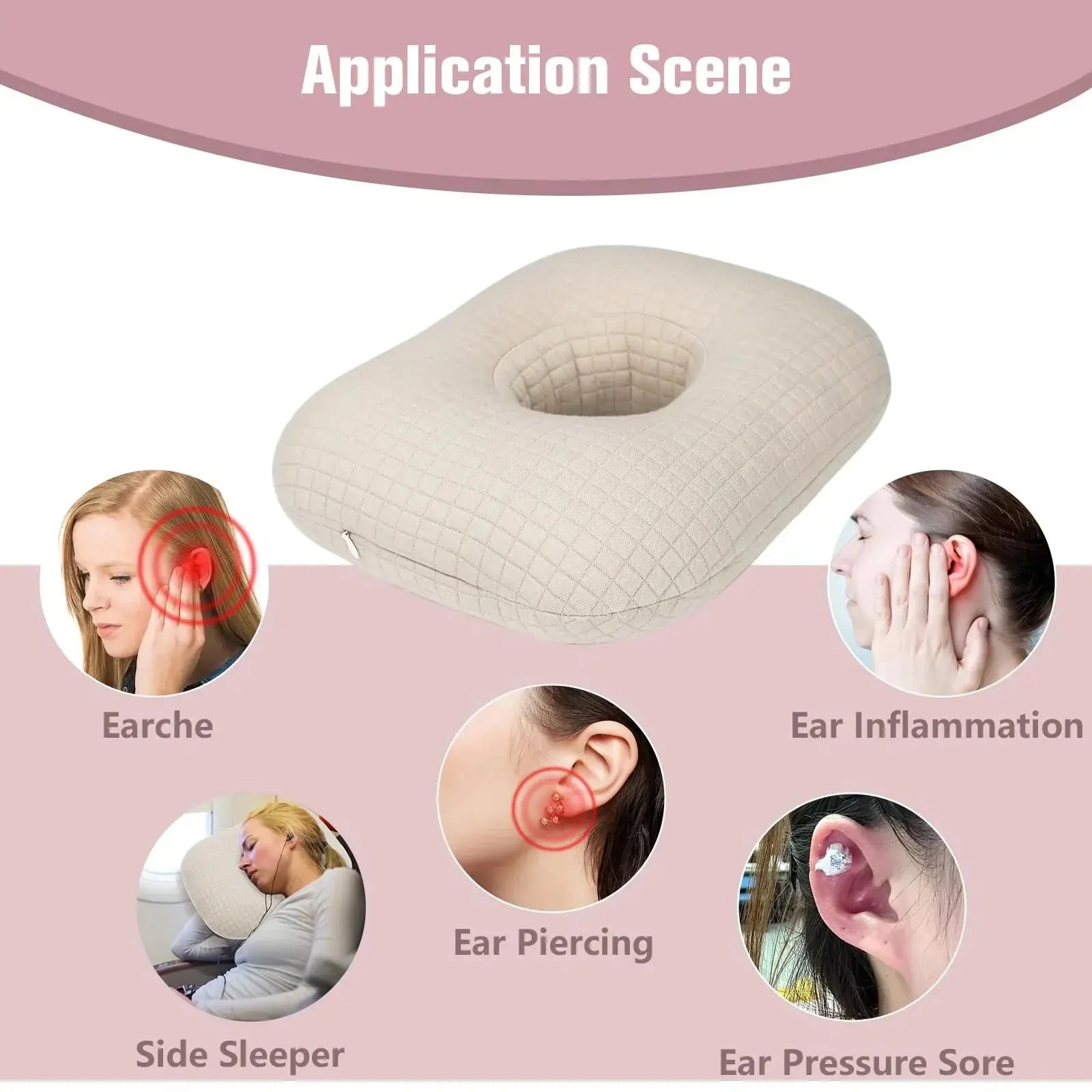Slumblr® Cotton Comfort Ear Pillow Slumblr