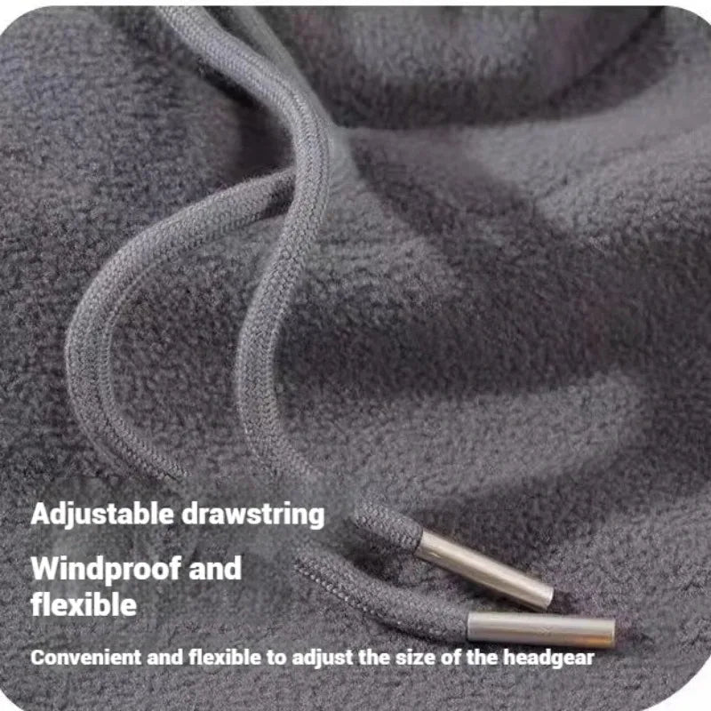 Riding Winter Warm Hat with Mask and Neck Warmer 3-in-1 Windproof Balaclava for Men and Women Cycling Cold Weather Protection