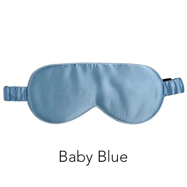 100% Mulberry Silk Sleep Mask for Man and Woman Eye Cover Large Blindfold for Total Blackout Size 20X8.5cm