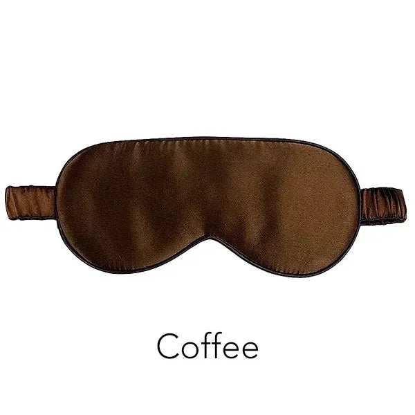 100% Mulberry Silk Sleep Mask for Man and Woman Eye Cover Large Blindfold for Total Blackout Size 20X8.5cm