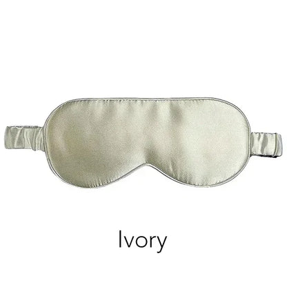 100% Mulberry Silk Sleep Mask for Man and Woman Eye Cover Large Blindfold for Total Blackout Size 20X8.5cm