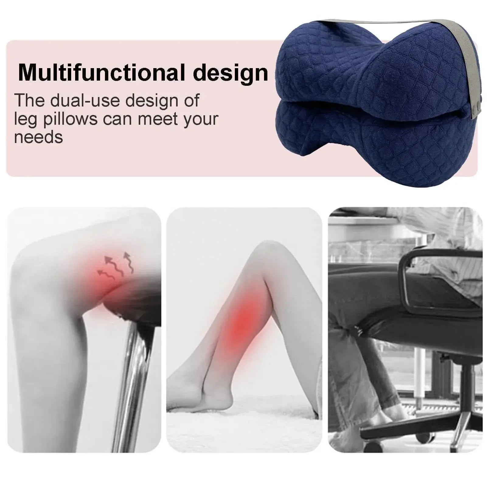 Slumblr® Knitted Memory Foam Leg Pillow Slumblr