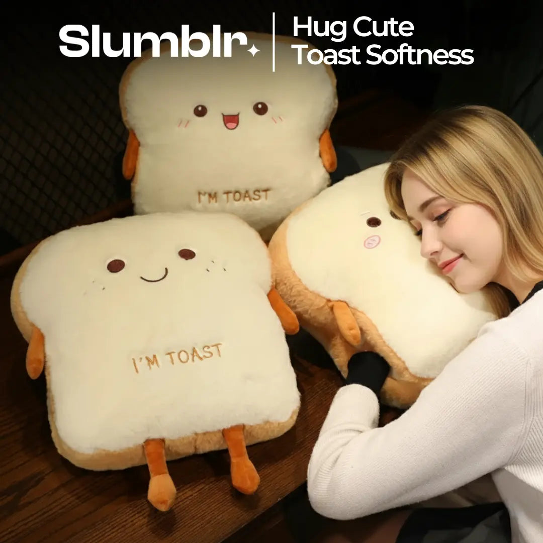 Slumblr® Toast Bread Plush Pillow Slumblr