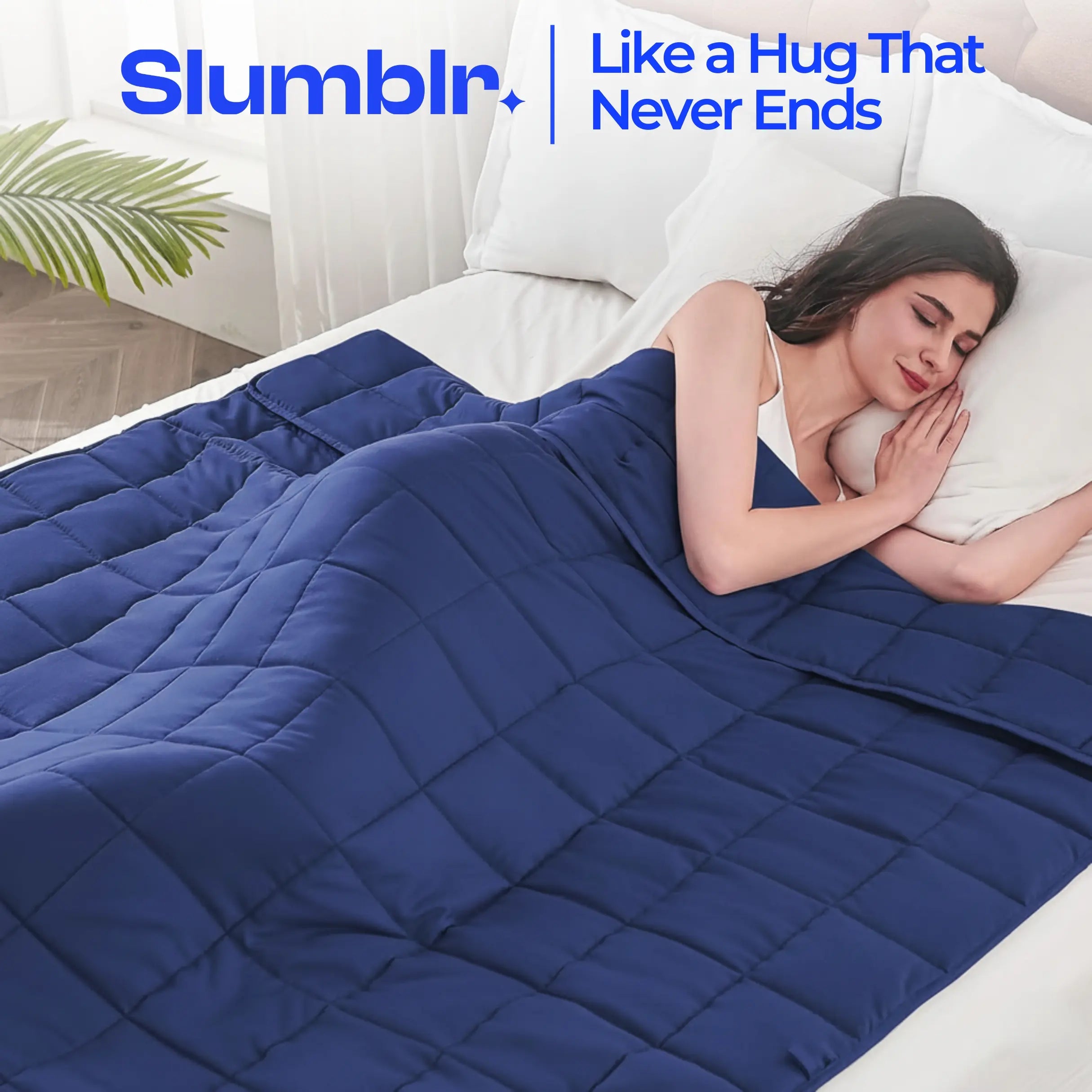 Slumblr® Weighted Cooling Blanket Slumblr