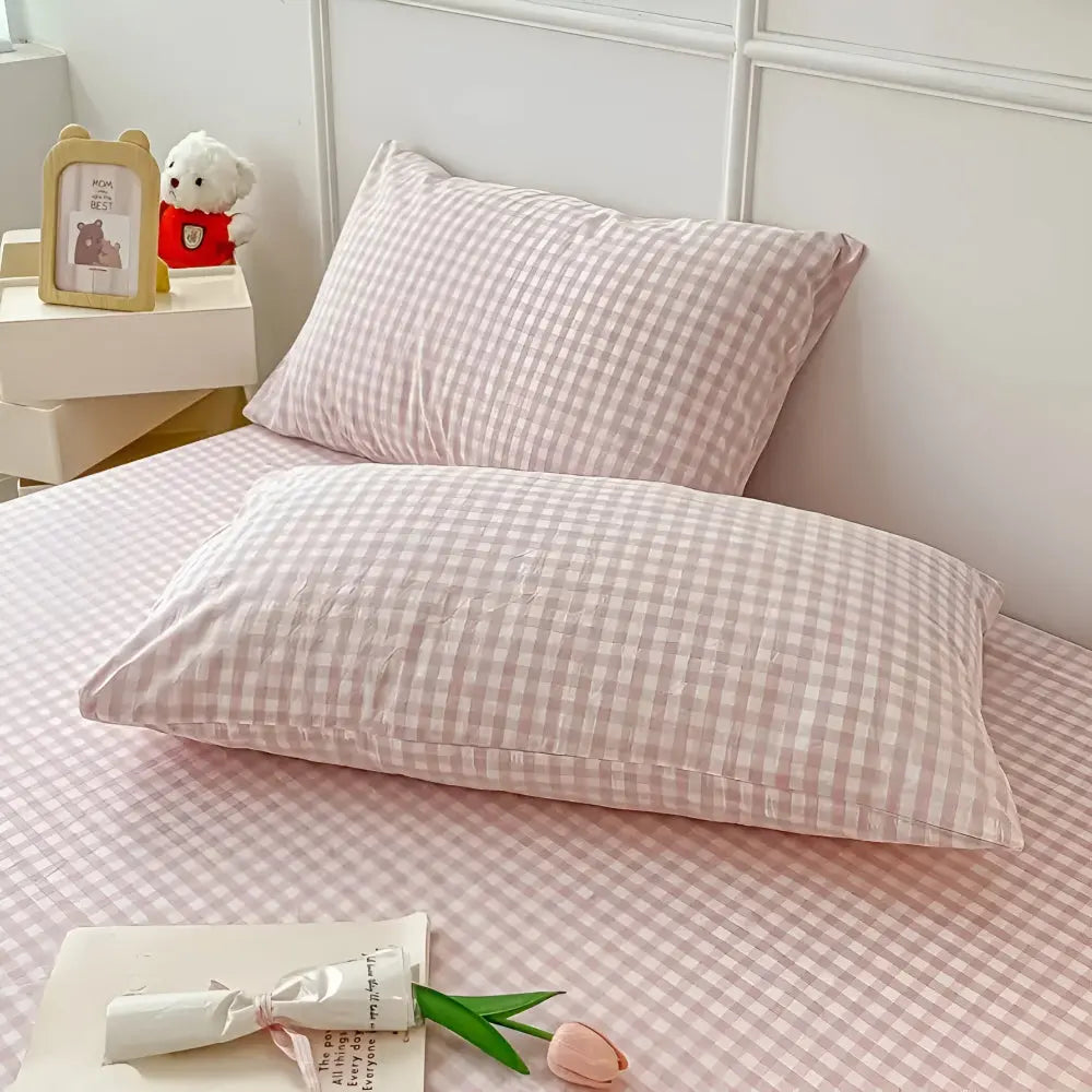 Slumblr® Envelope Plaid Cotton Pillowcase (2pcs) Slumblr