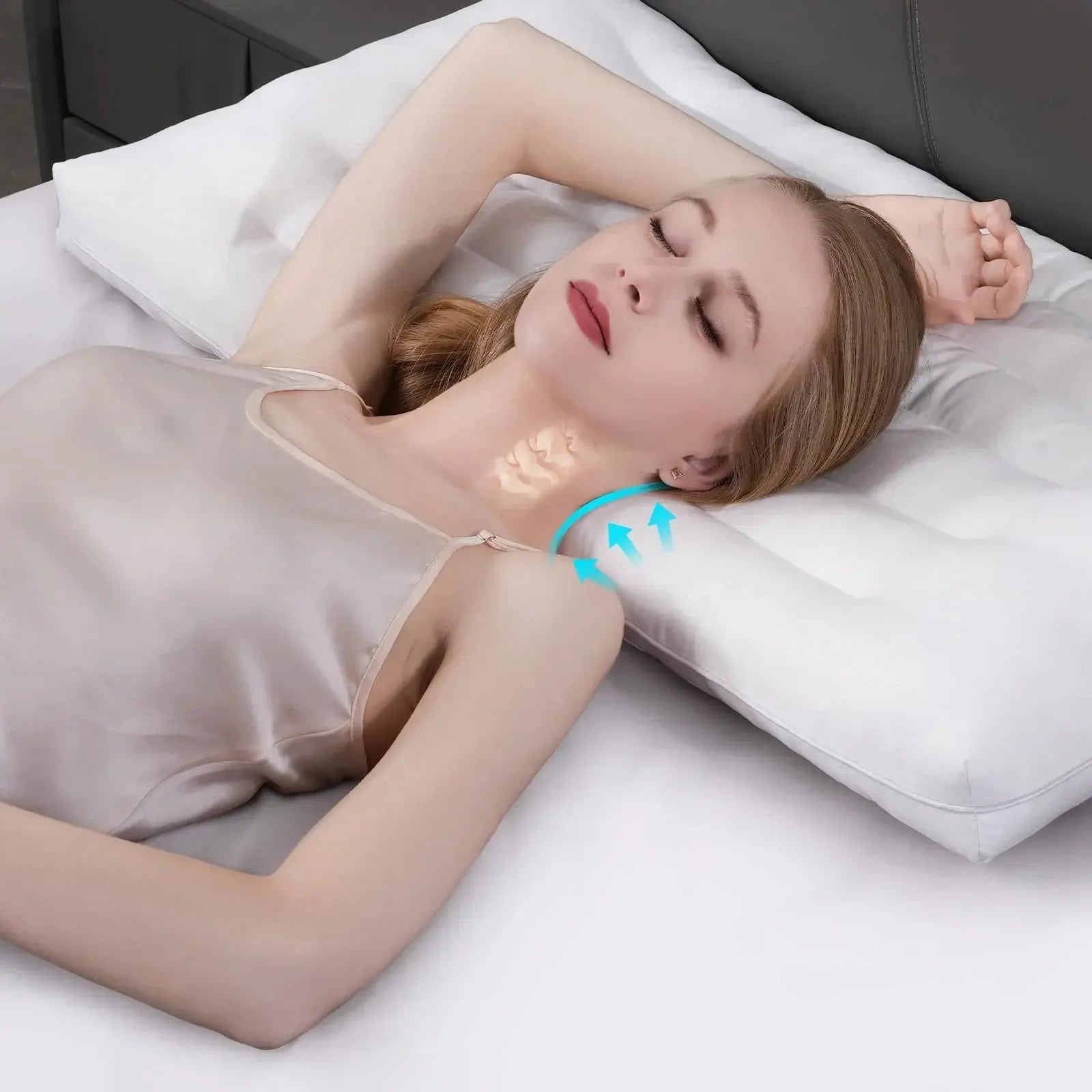 Slumblr® Pure Cotton Low Loft Pillow Slumblr