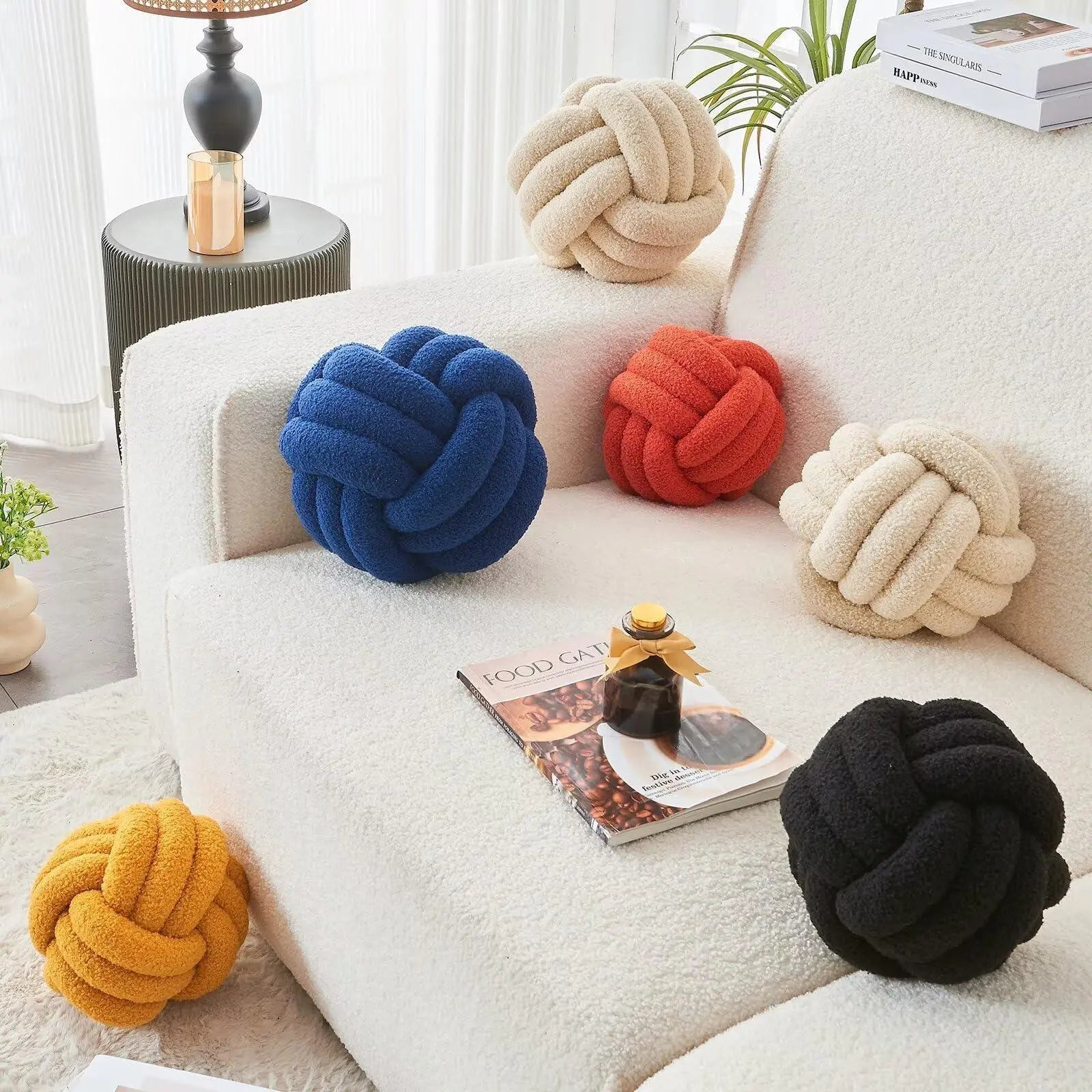 Slumblr® Nordic Woven Knot Ball Pillow Slumblr