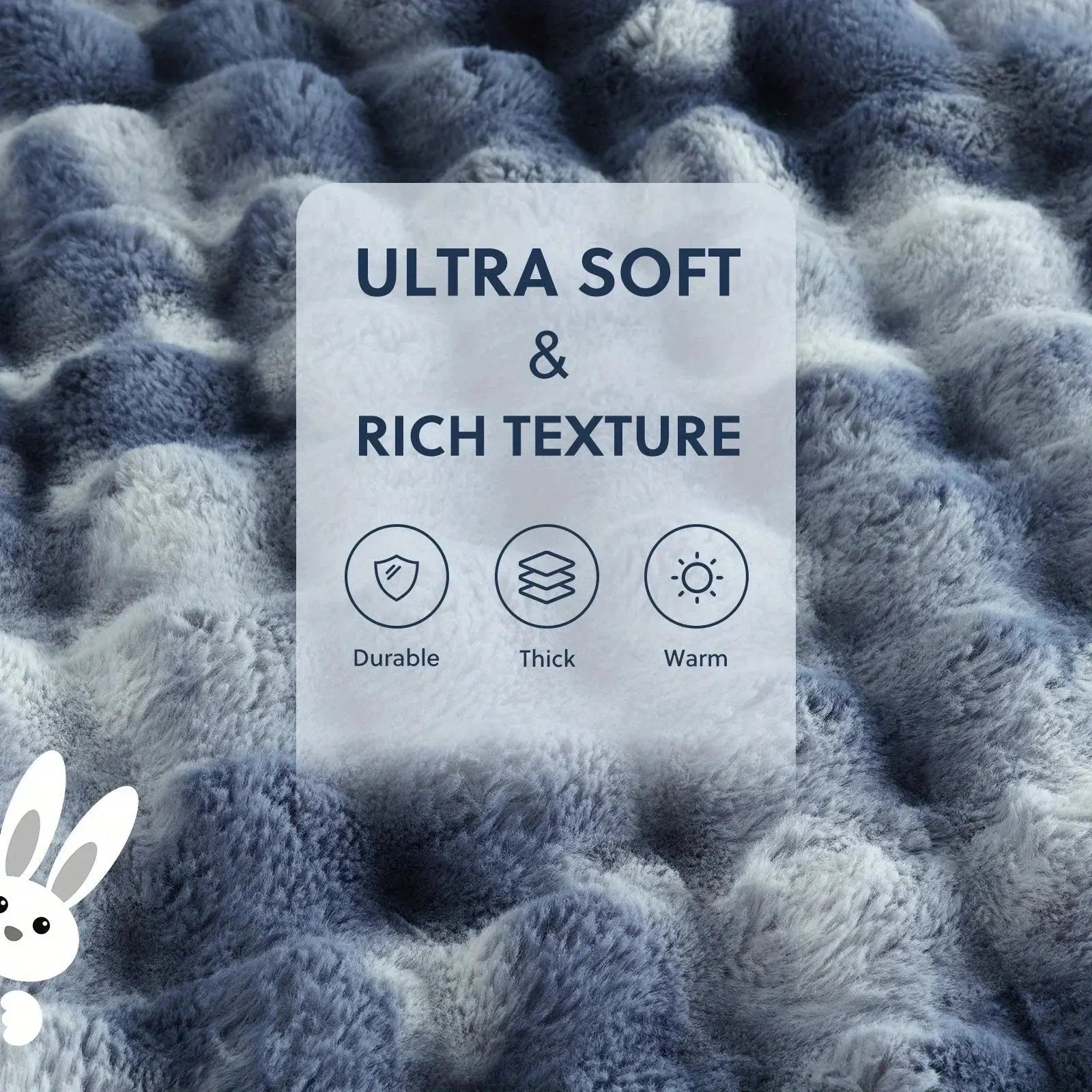 Slumblr® Cozy Faux Rabbit Fleece Throw Blanket Slumblr