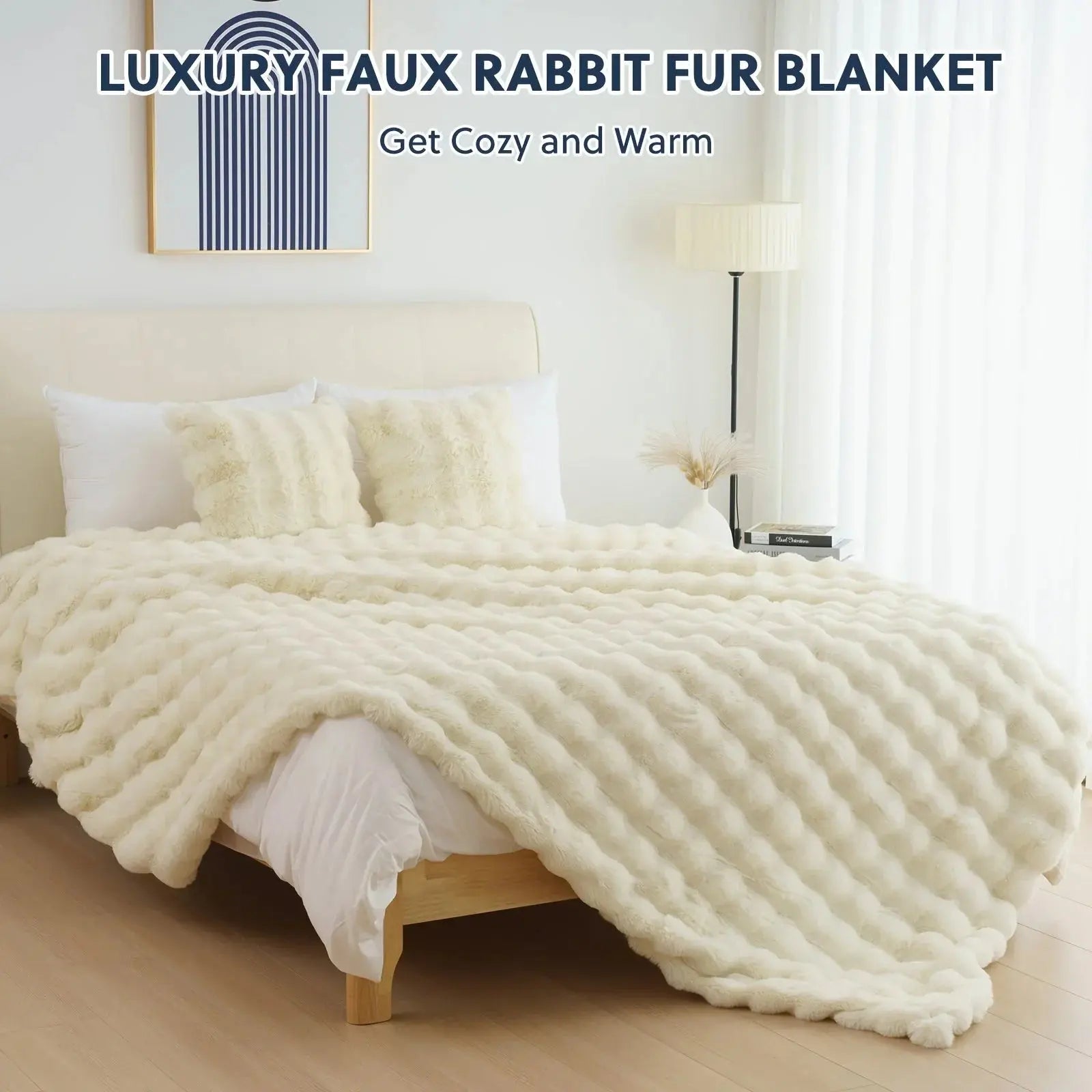 Slumblr® Cozy Faux Rabbit Fleece Throw Blanket Slumblr