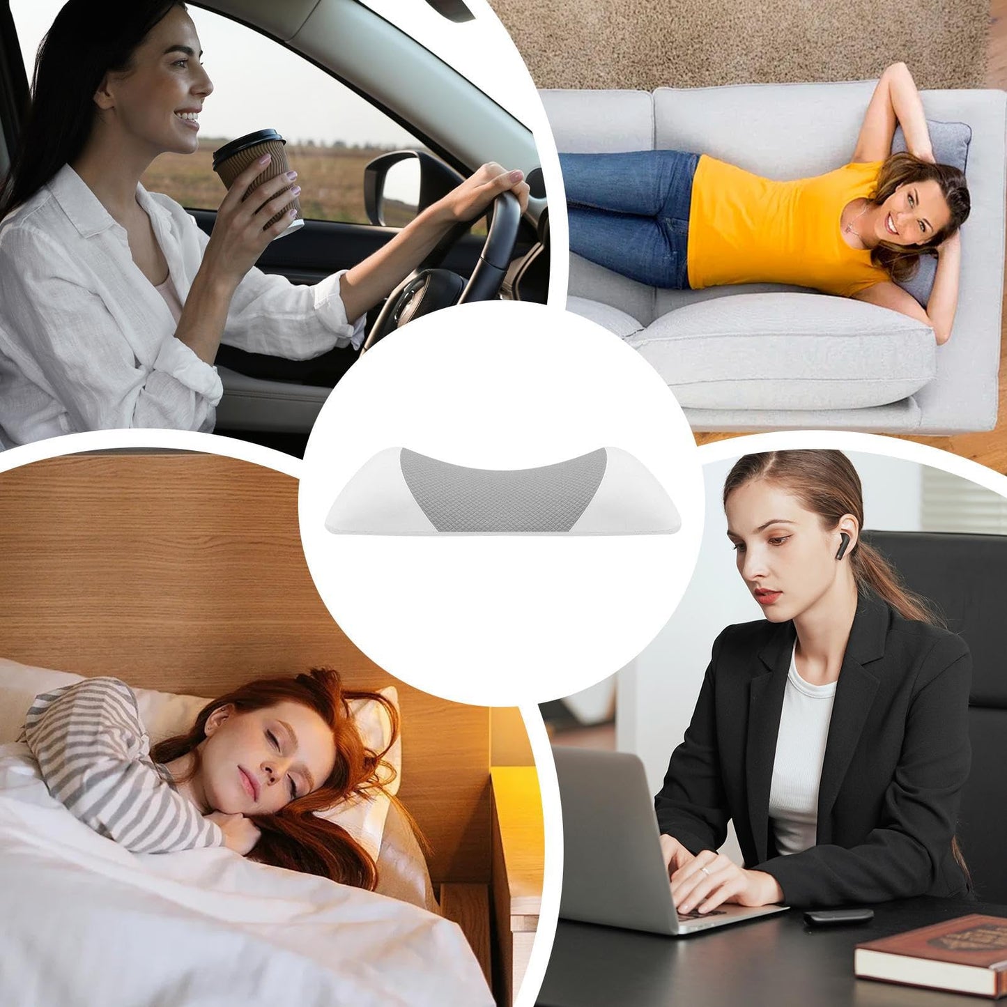 Slumblr® Lumbar Memory Foam Support Cushion