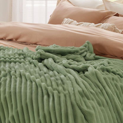 Slumblr® Faux Rabbit Fur Throw Blanket