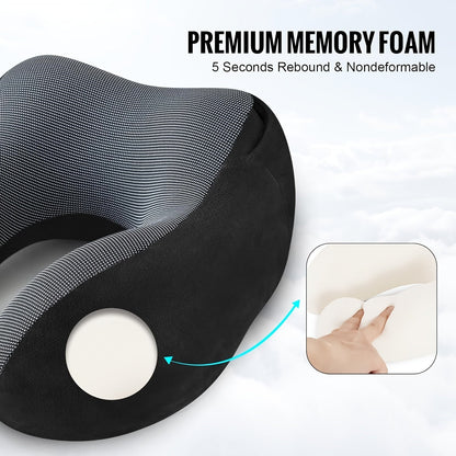 Slumblr® Hooded U-Shaped Travel Pillow