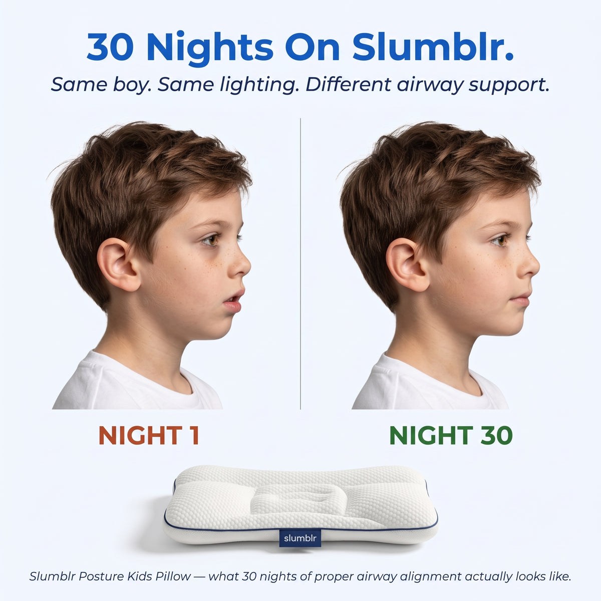 Slumblr® Ergonomic Kids Pillow