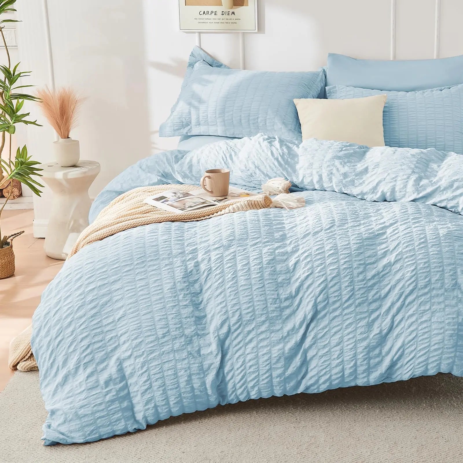 Slumblr® Microfiber Cooling Duvet Cover Set