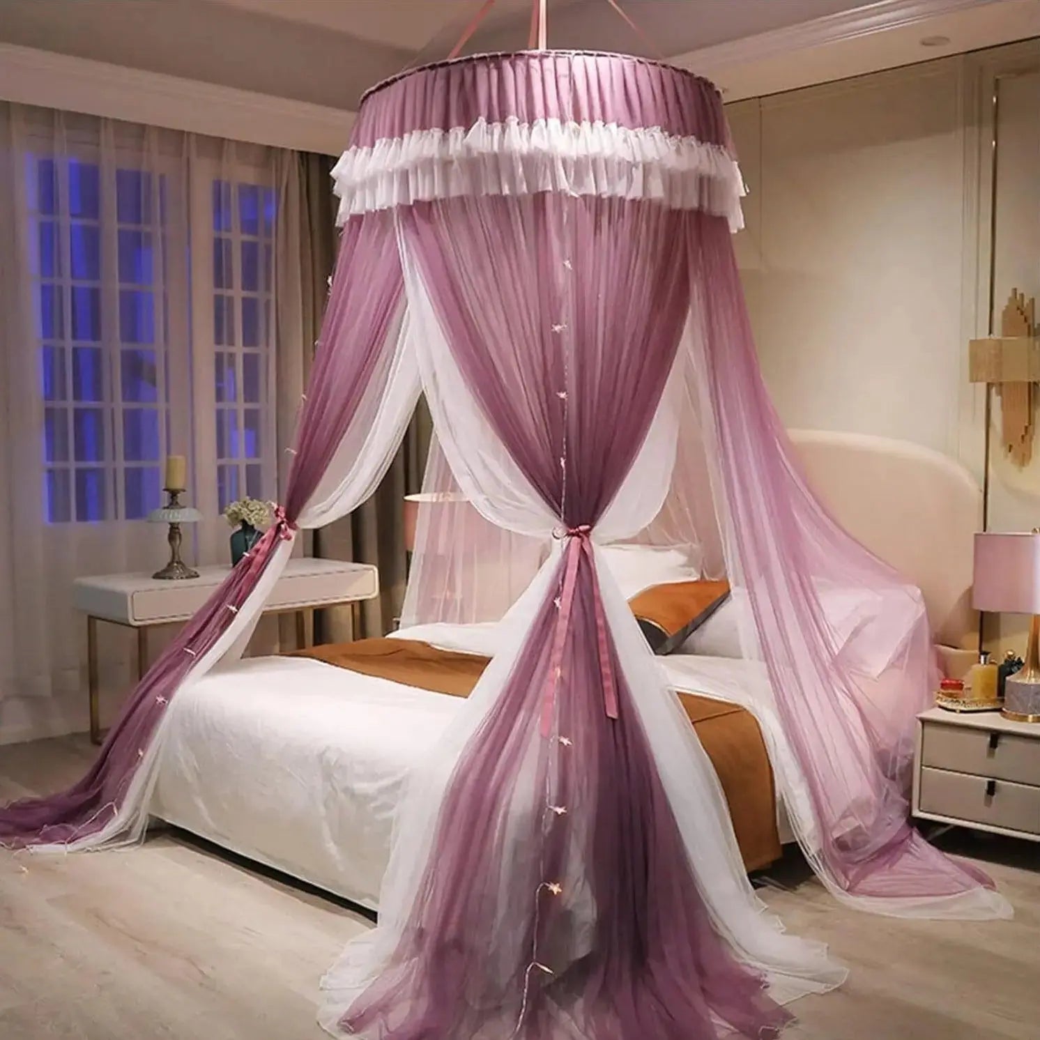Slumblr® Princess Bed Canopy Cotton Dome Slumblr