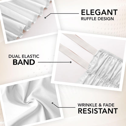 Slumblr® Elastic Wrap Around Bed Skirt