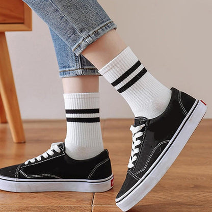 Slumblr® Cushioned Striped Quarter Length Womens Socks (3Pcs)