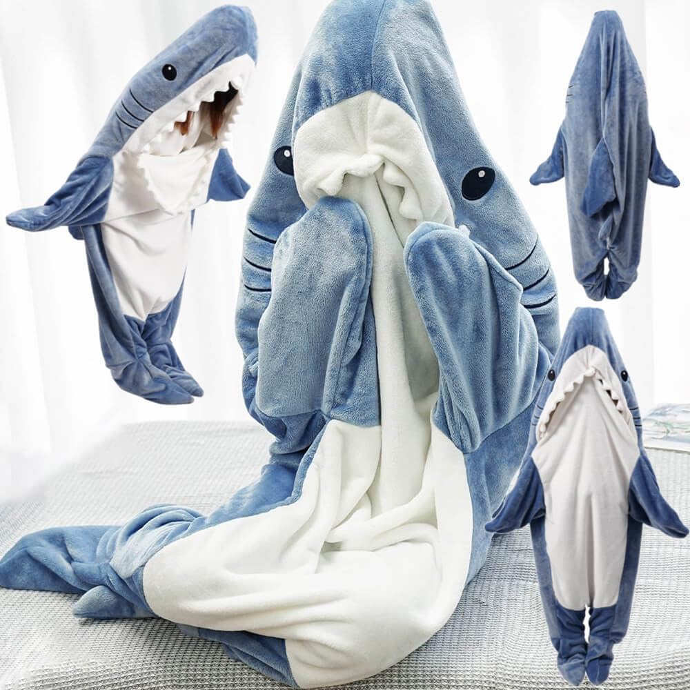 Slumblr® Shark Hoodie Blanket Slumblr