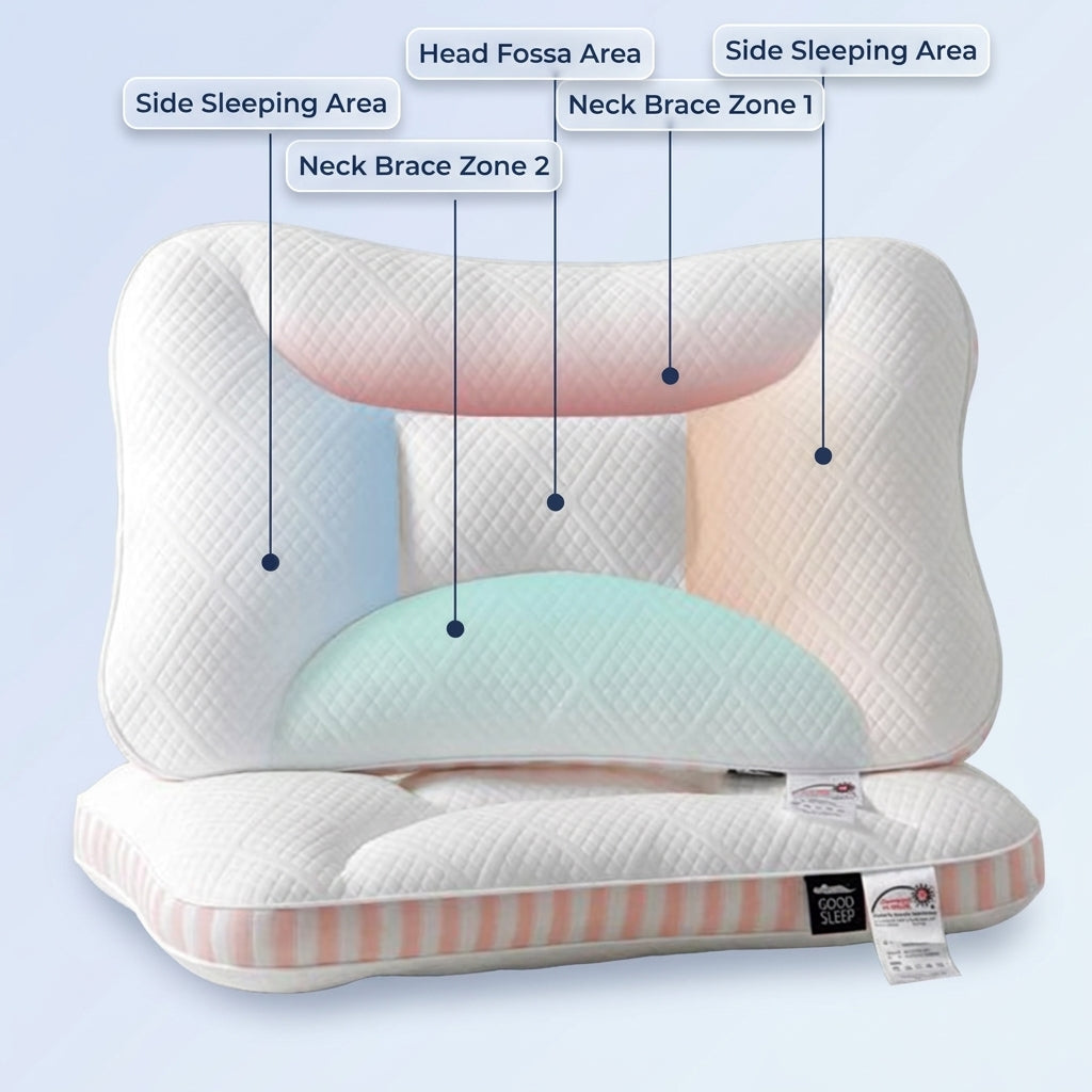Slumblr® Medium Support Pillow Design for Daily Sleep