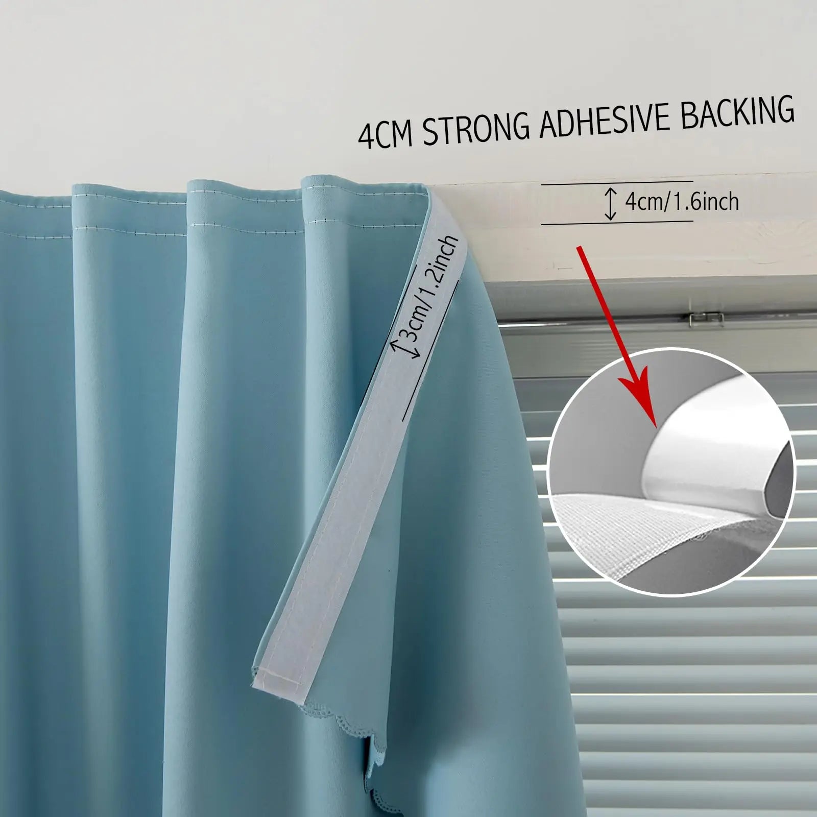Slumblr® Blackout Velcro Sun Shield Curtain Slumblr