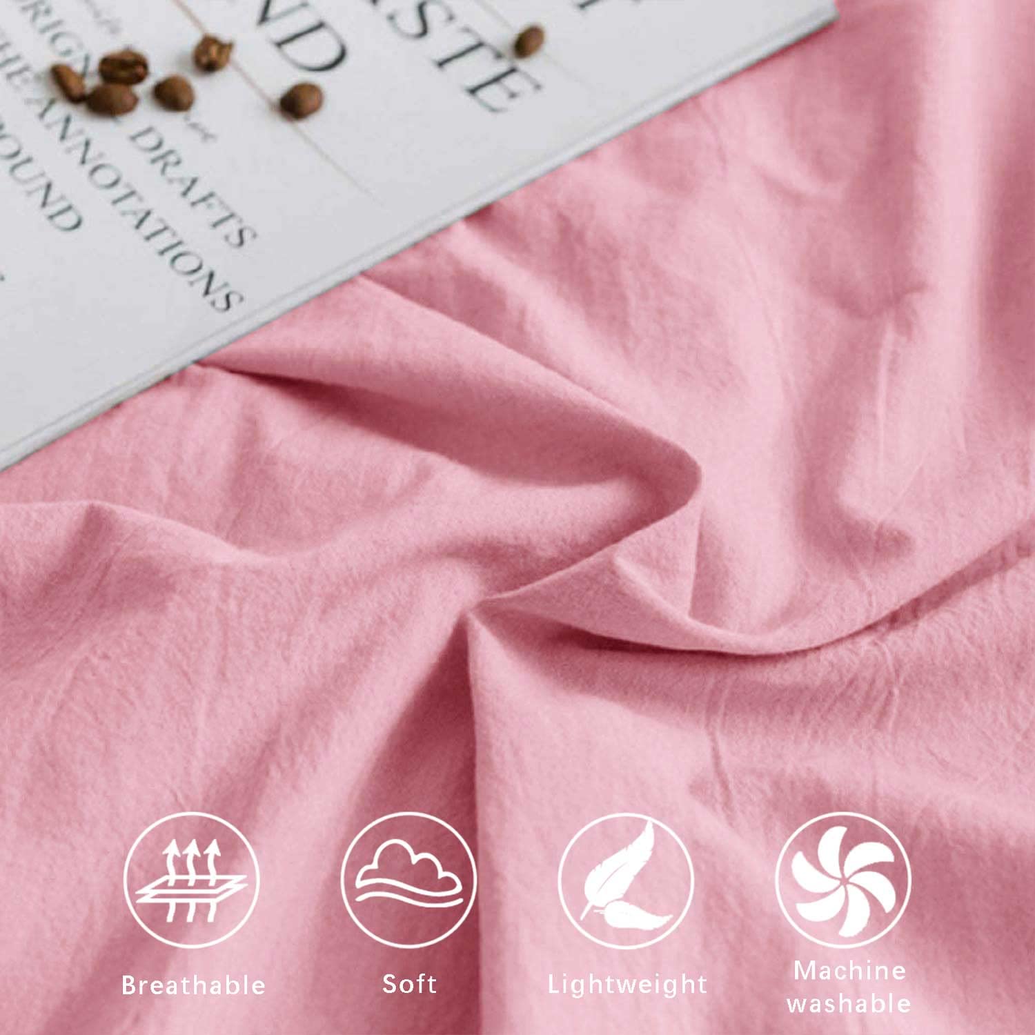 Slumblr® Pink Cotton Bedding Set
