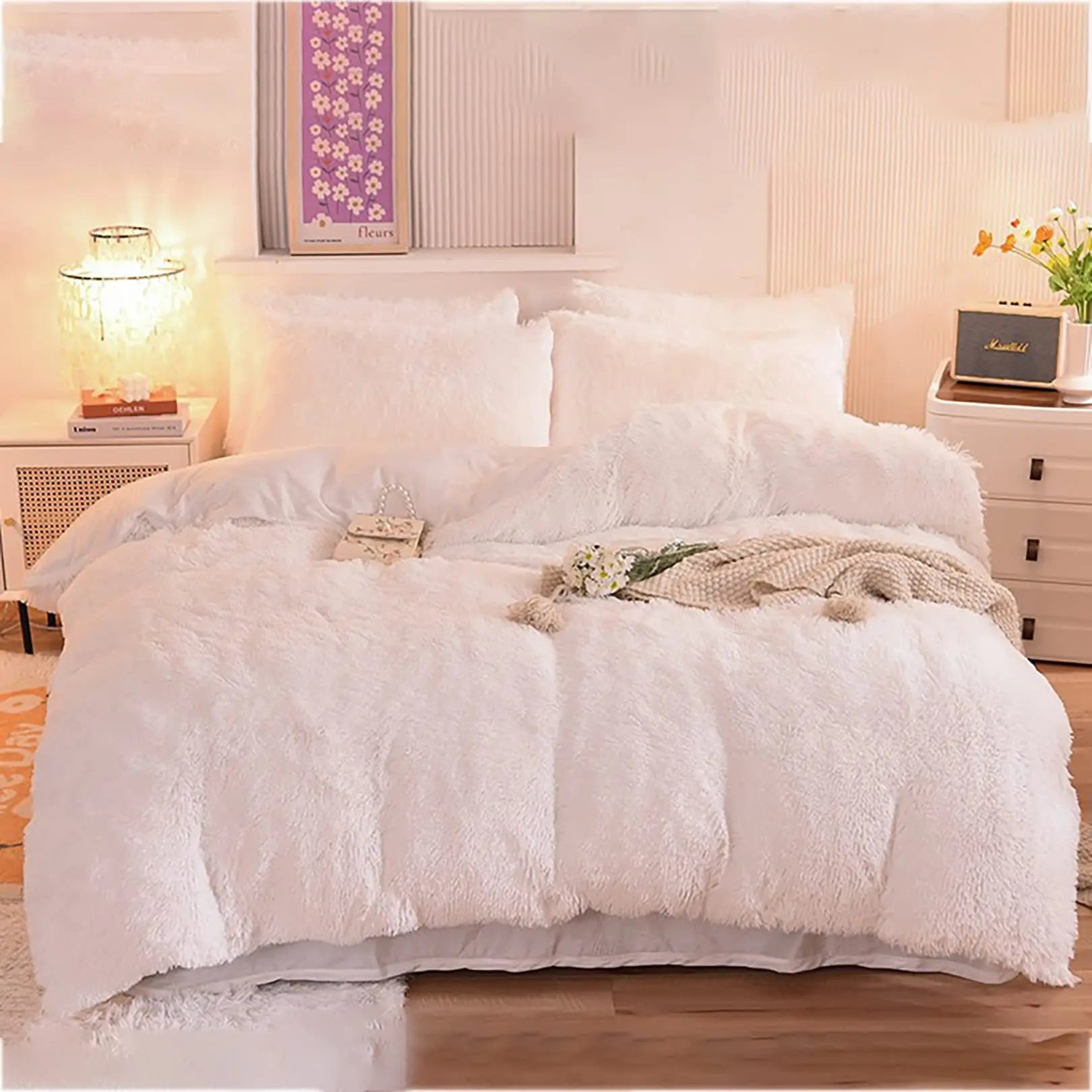 Slumblr® Plush Duvet Cover Set (4 Pcs) Slumblr