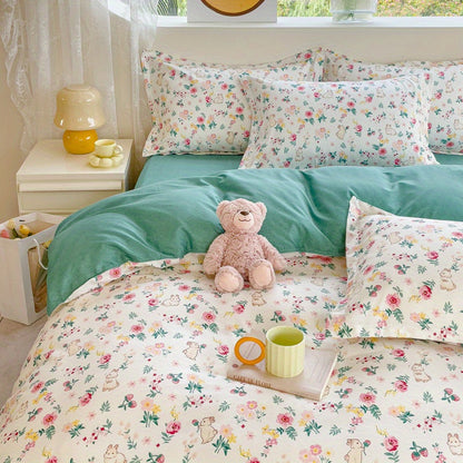 Slumblr® Pink Floral Duvet Cover
