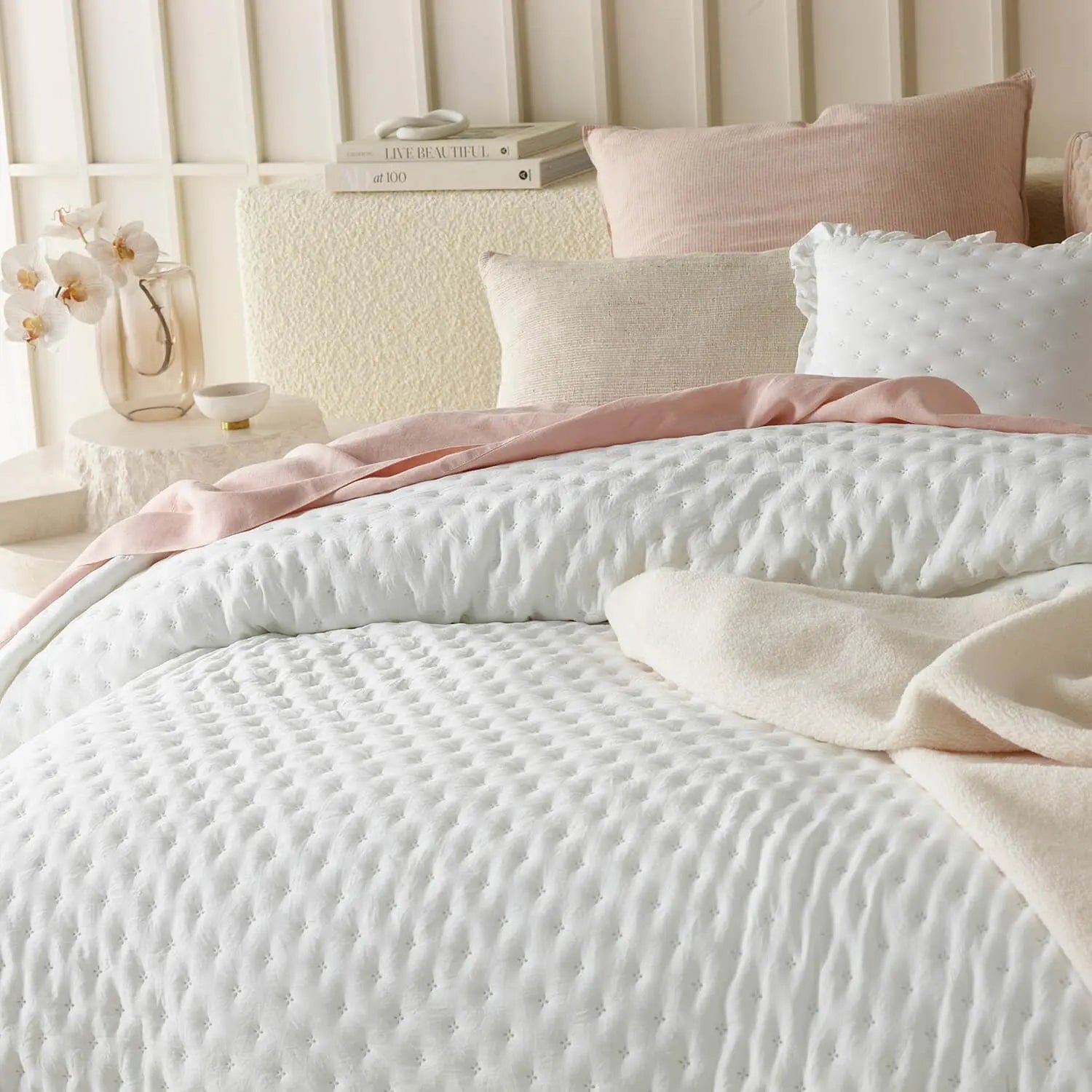 Slumblr® Ultra Soft Ruffle Mattress Cover