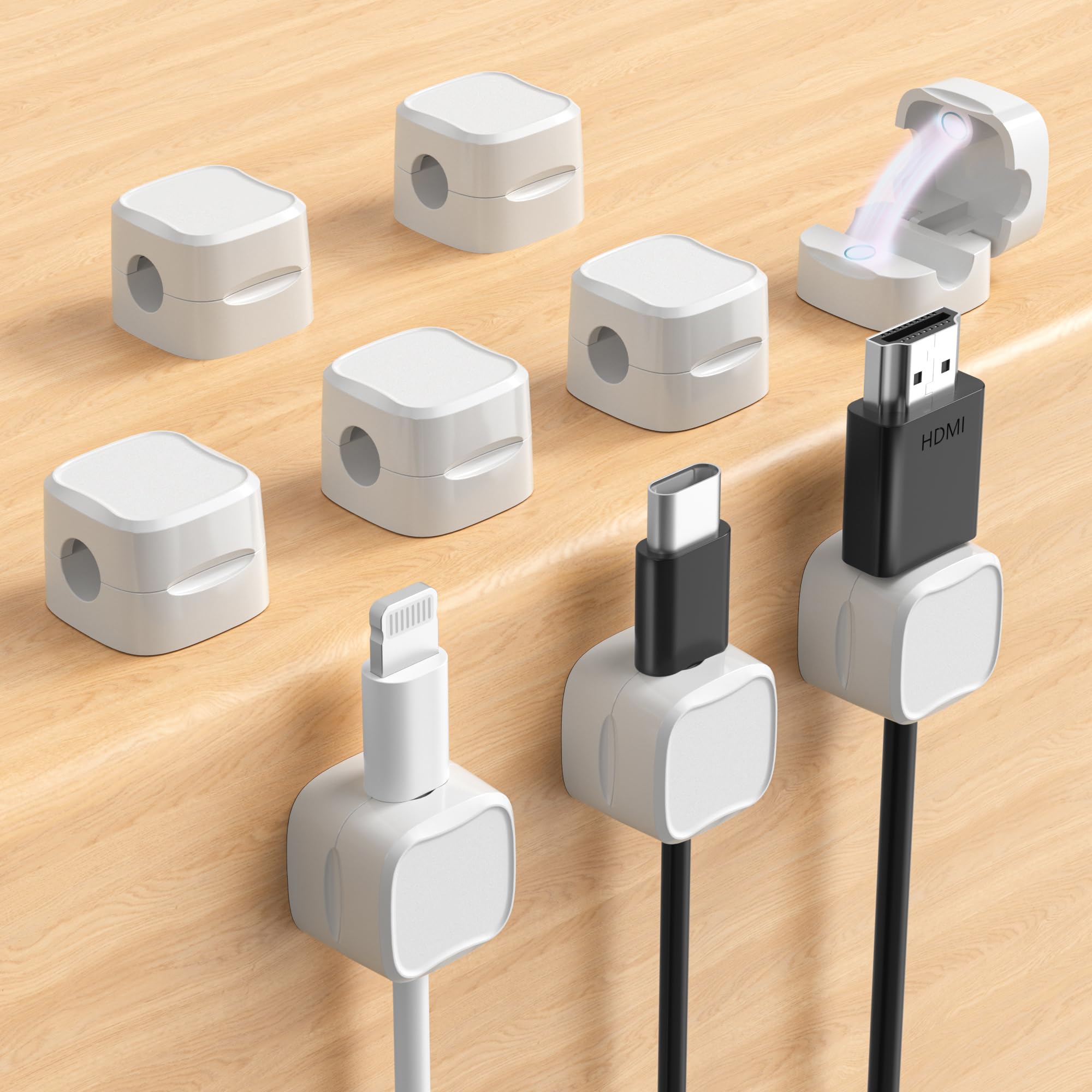 Slumblr® Magnetic Cable Clips (6 Pcs)
