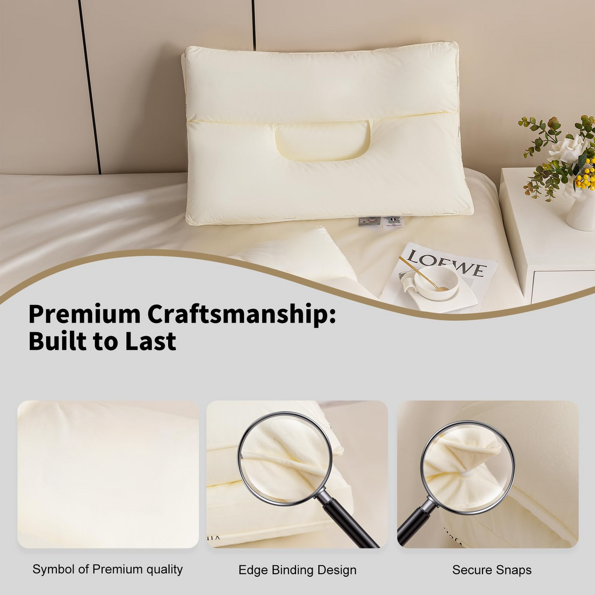 Slumblr® Adjustable Zoned Contour Pillow