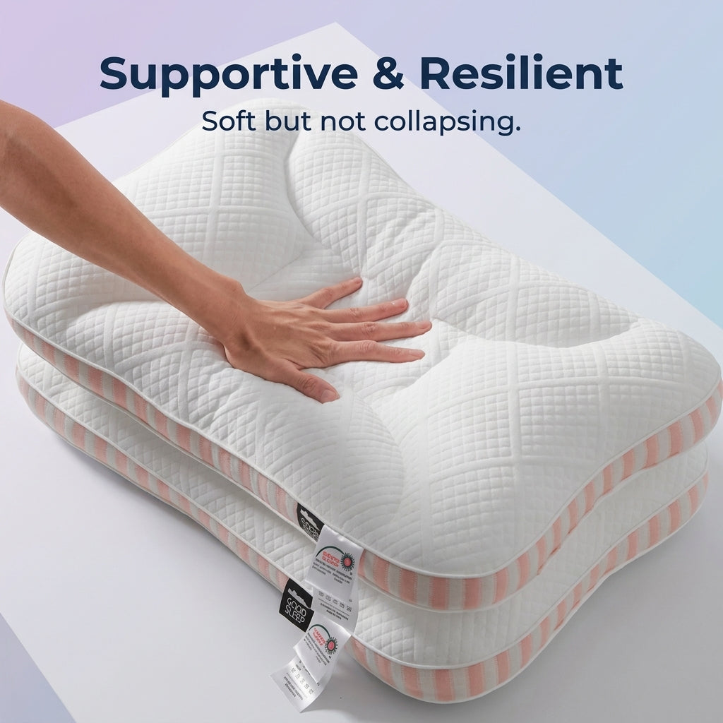 Slumblr® Medium Support Pillow Design for Daily Sleep