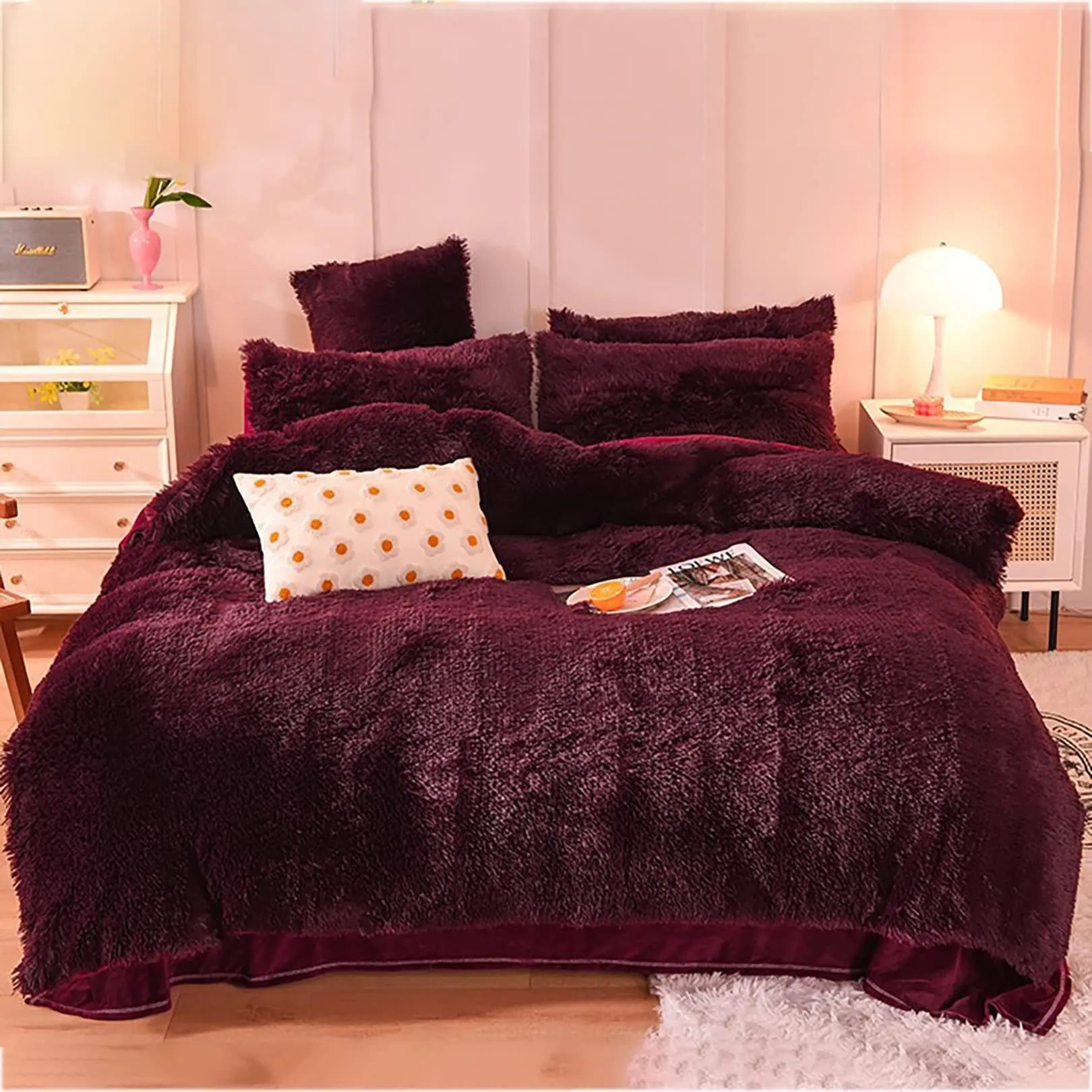 Slumblr® Plush Duvet Cover Set (4 Pcs) Slumblr