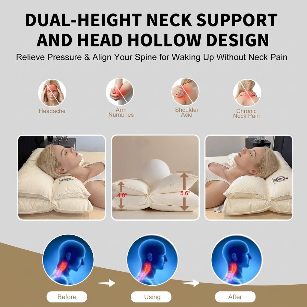 Slumblr® Adjustable Zoned Contour Pillow