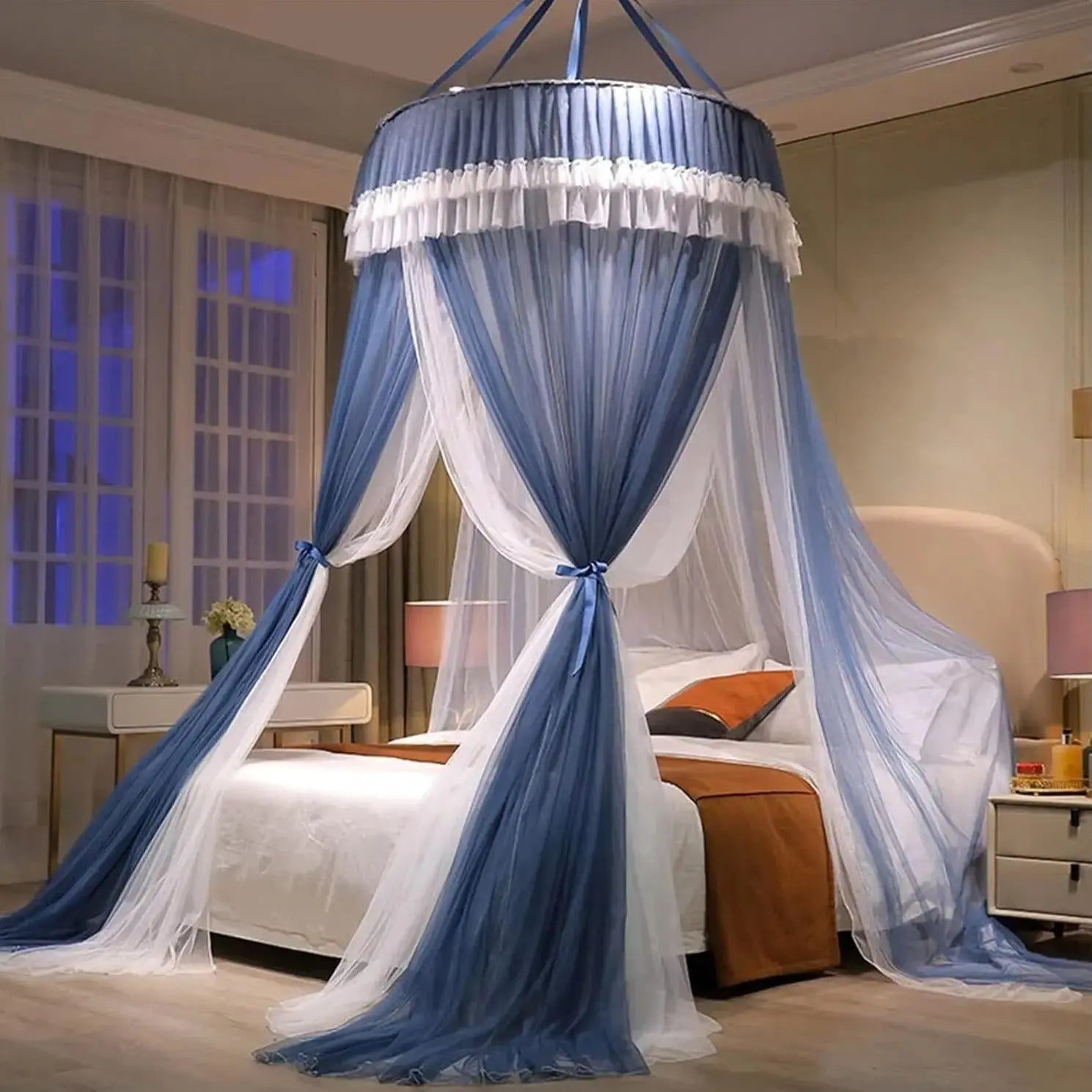Slumblr® Princess Bed Canopy Cotton Dome Slumblr