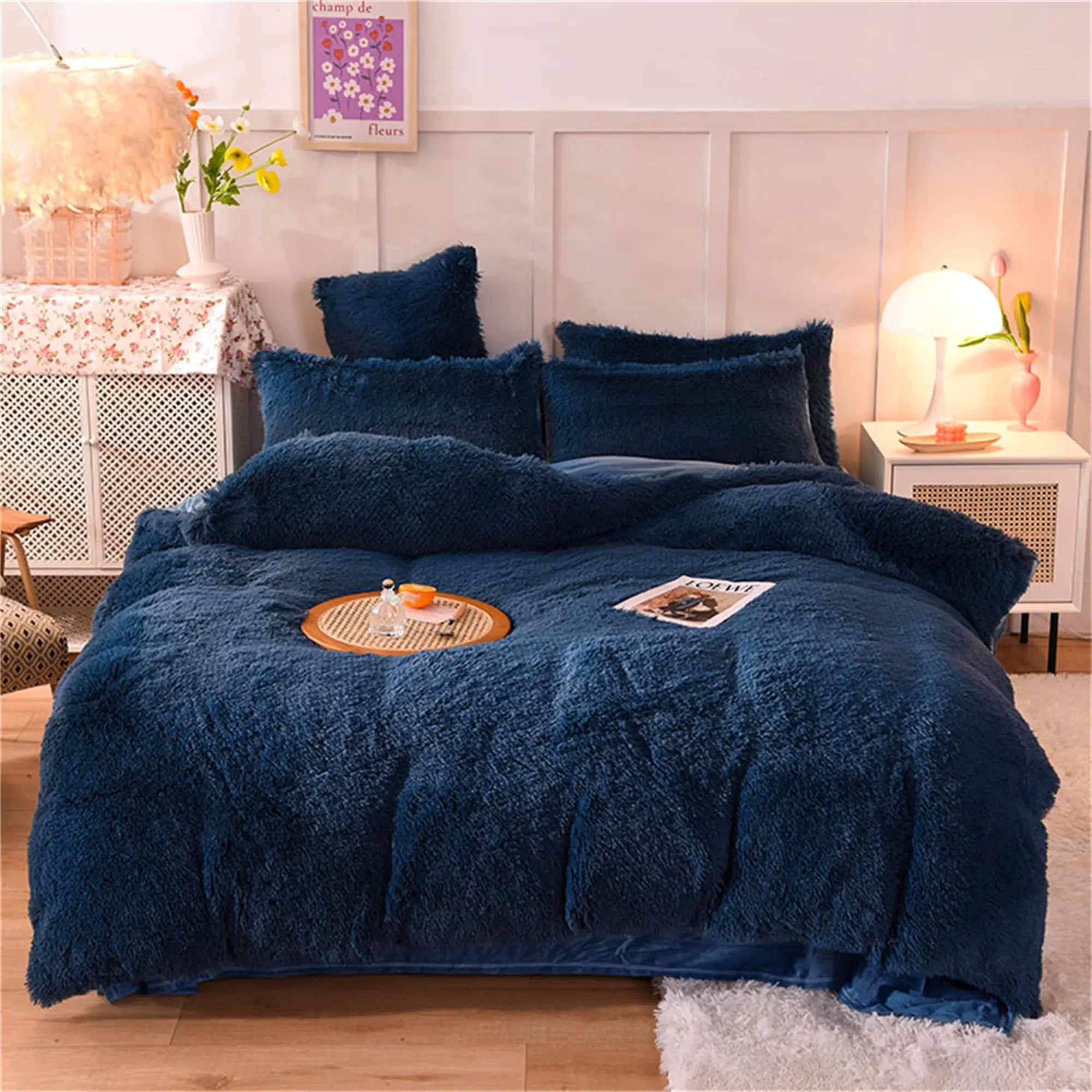 Slumblr® Plush Duvet Cover Set (4 Pcs) Slumblr