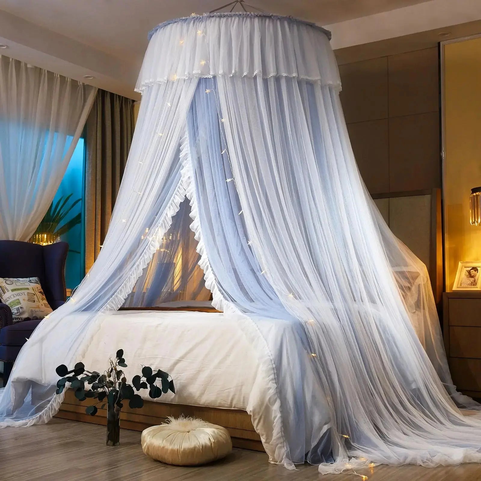 Slumblr® Princess Bed Canopy Cotton Dome Slumblr