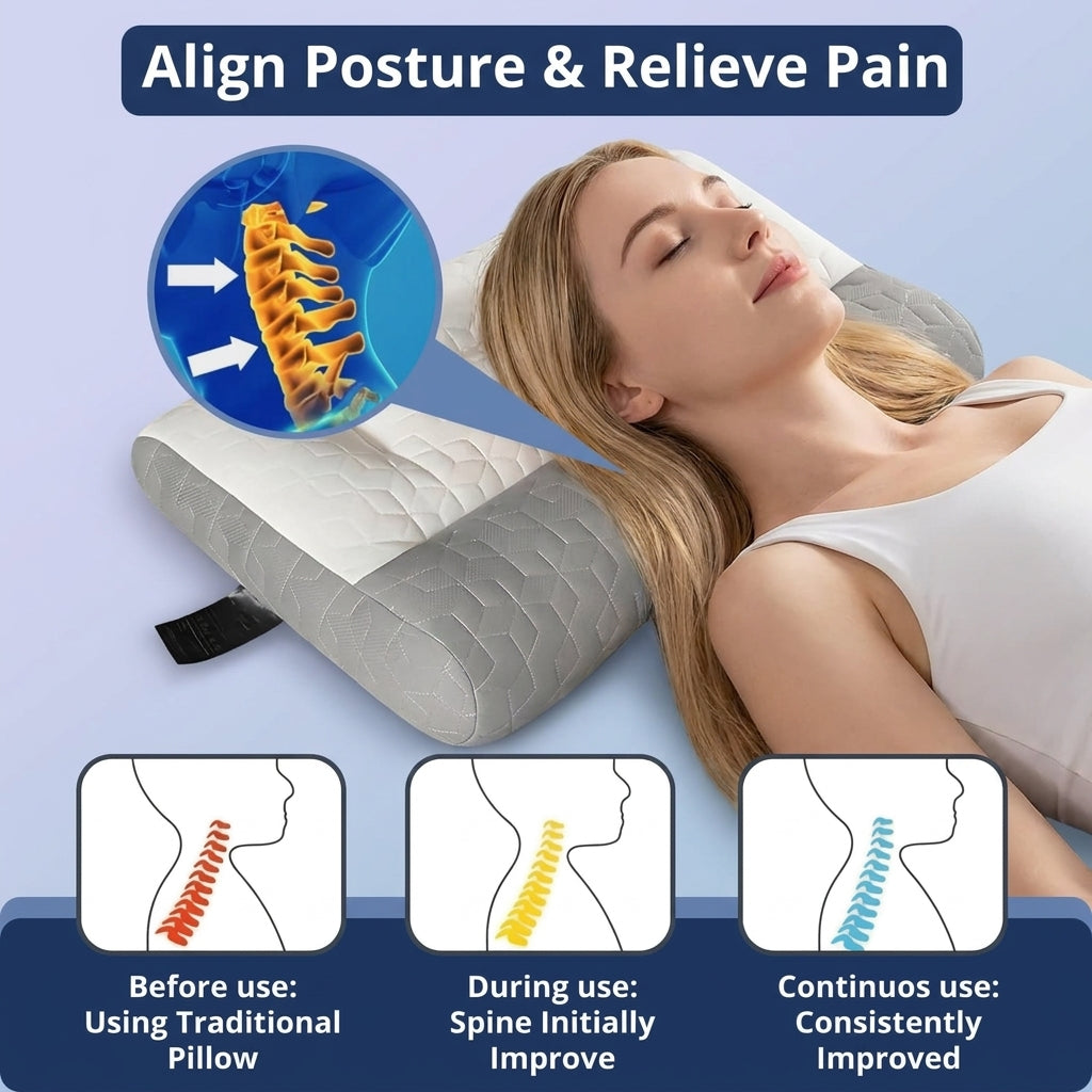 Slumblr® Dual Firmness Ergonomic Contour Pillow