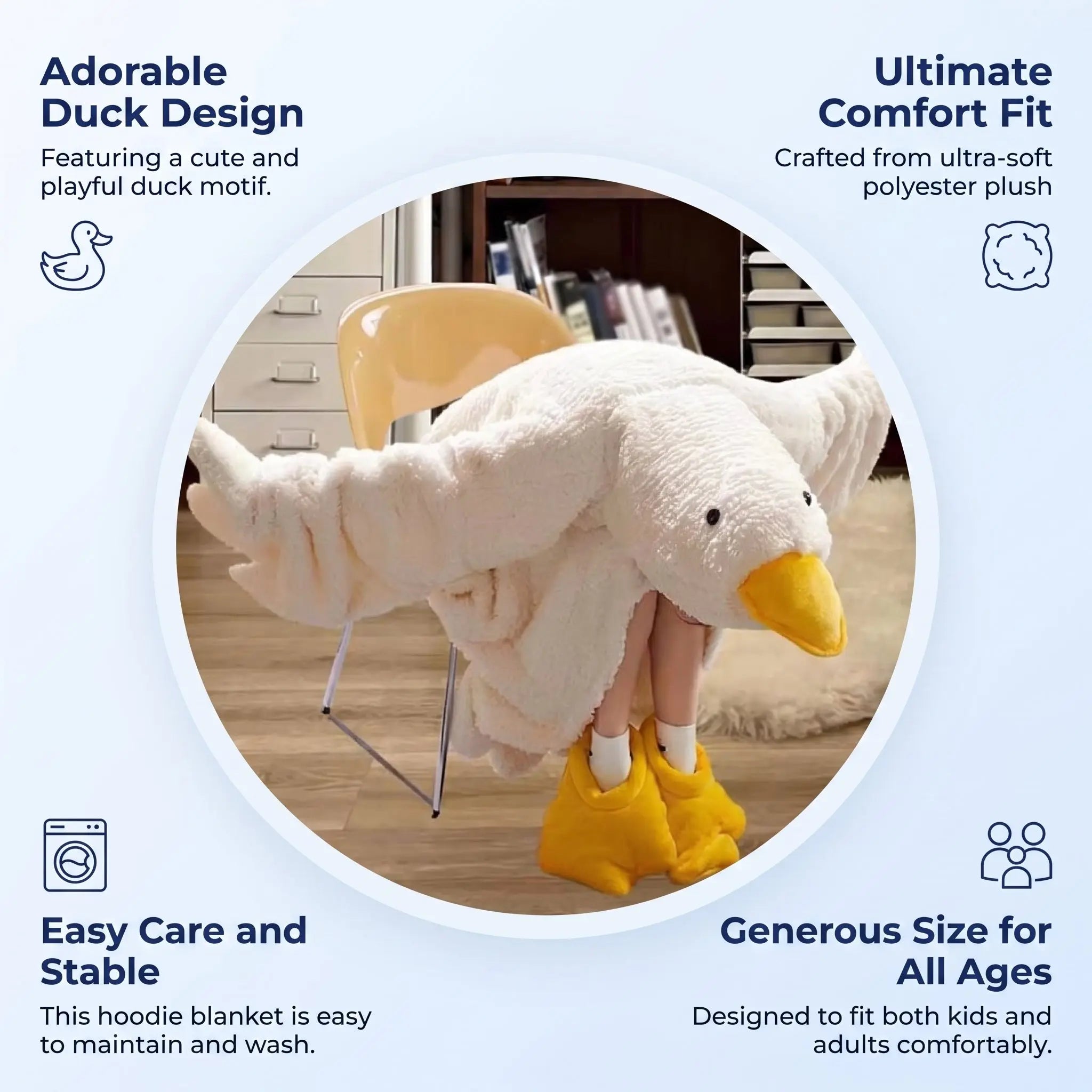 Slumblr® Goose Hooded Robe