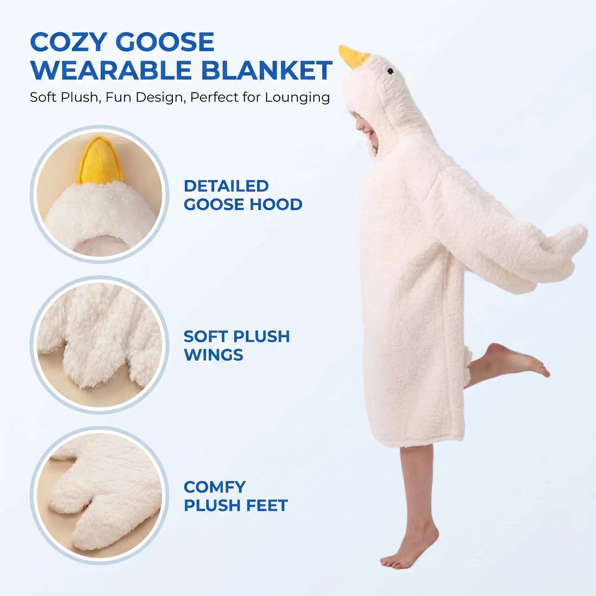 Slumblr® Goose Hooded Robe