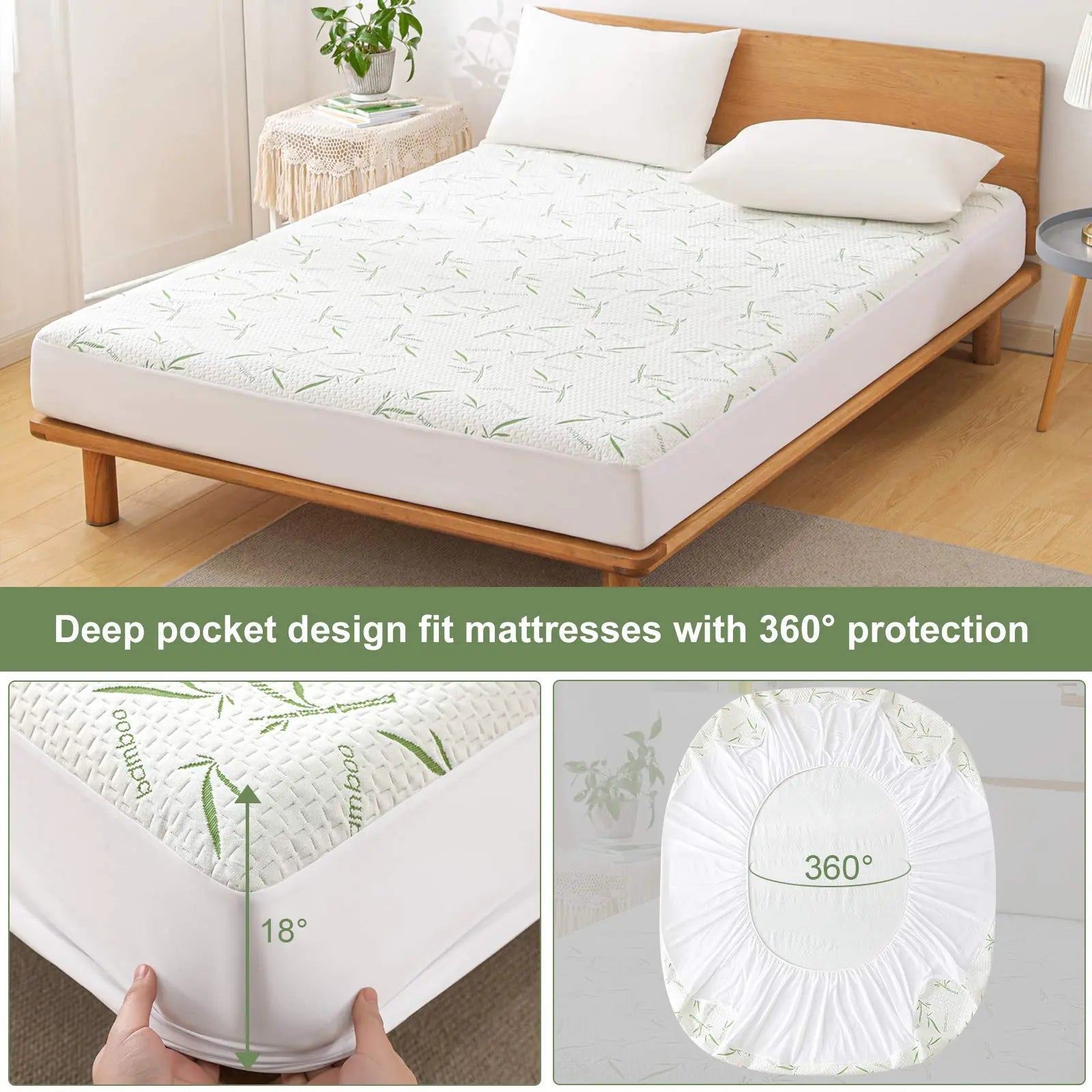 Slumblr® Cooling Bamboo Fiber Fitted Sheet Slumblr