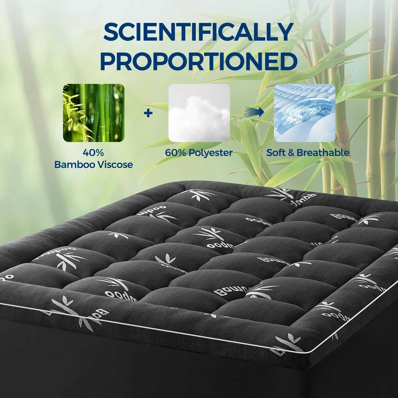 Slumblr® Bamboo Mattress Topper Slumblr