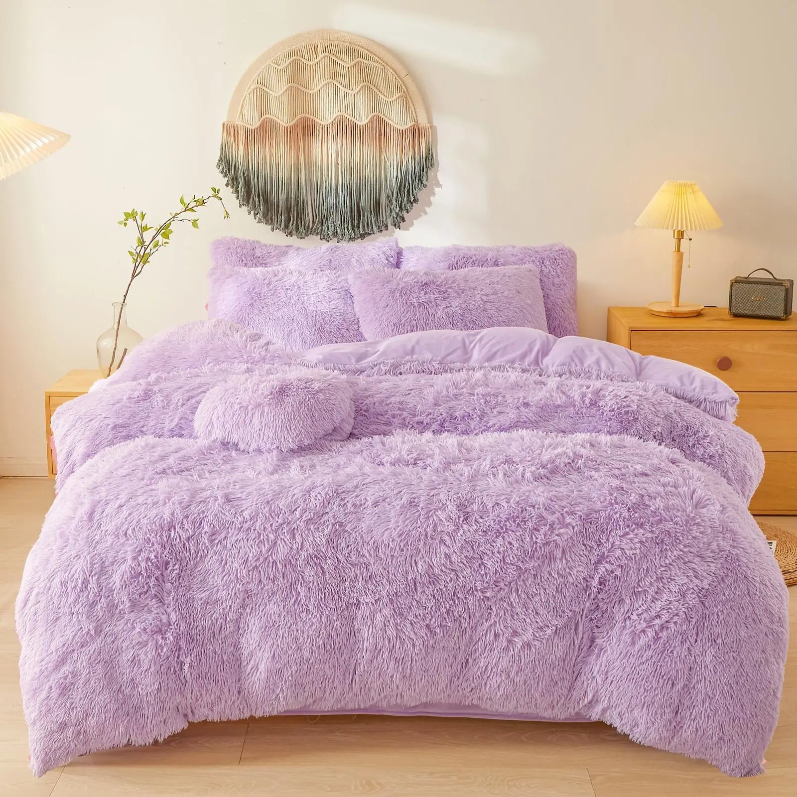 Slumblr® Plush Duvet Cover Set (4 Pcs) Slumblr