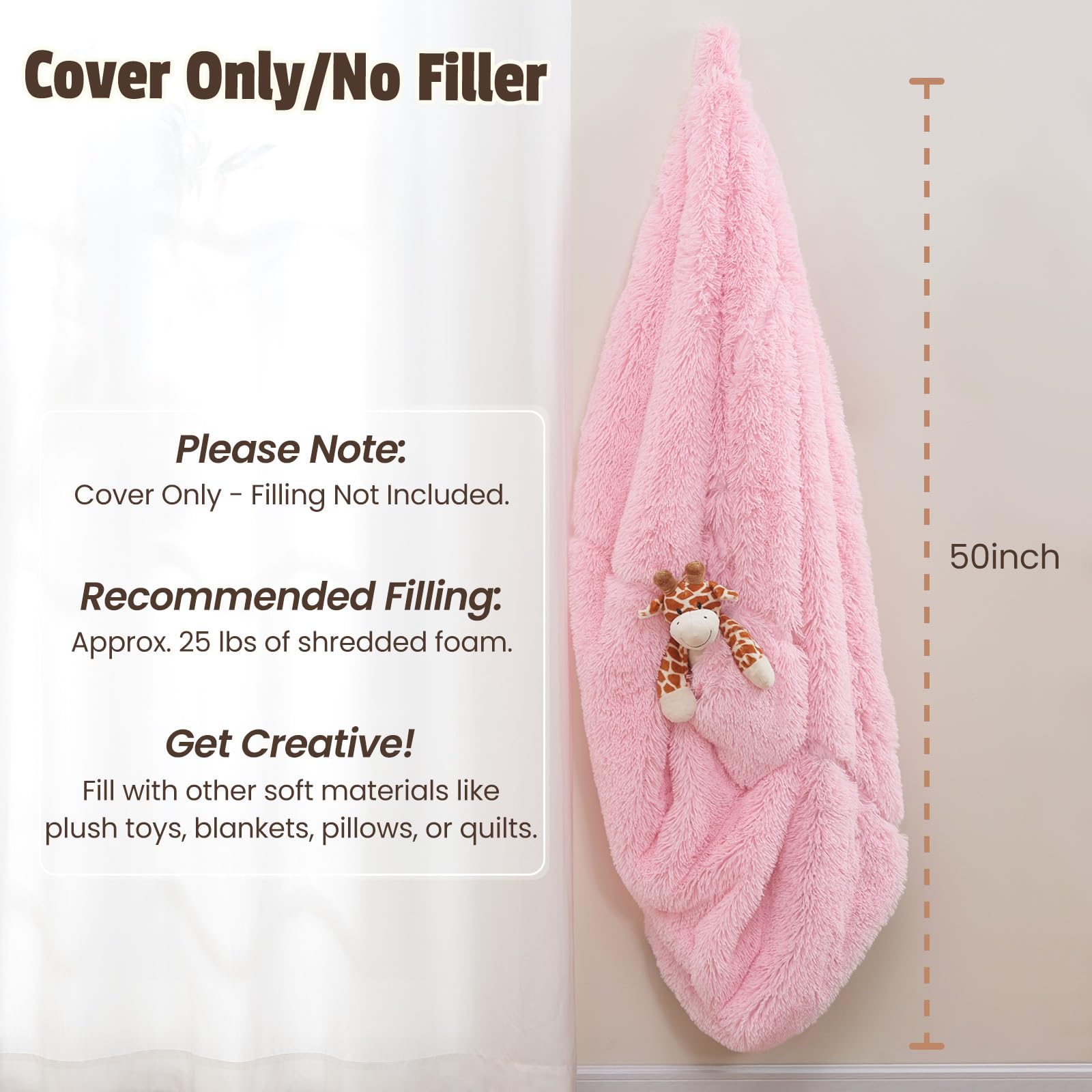 Slumblr® Plush Bean Bag Cover