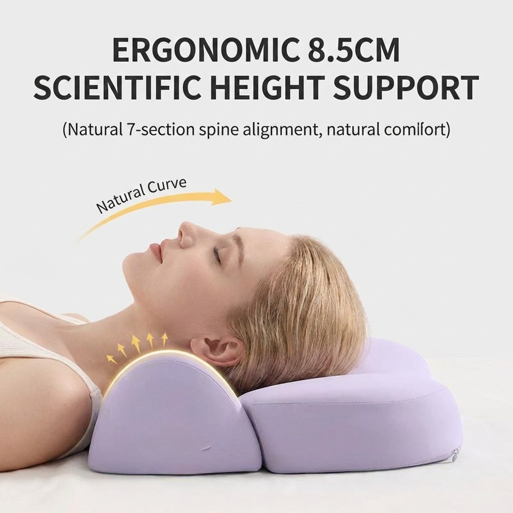 Slumblr® Ergonomic Contour Pillow with Zoned Support