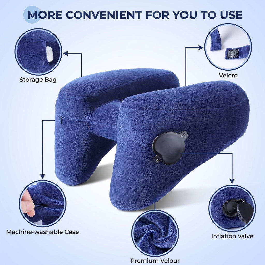 Slumblr® Inflatable Hooded Pillow