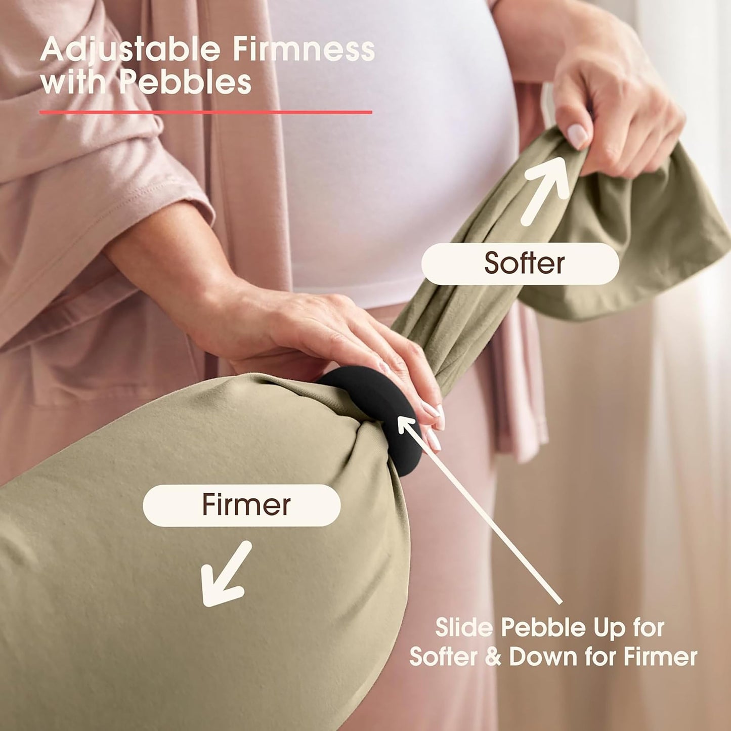 Slumblr® Adjustable Pregnancy Pillow Full Body Support