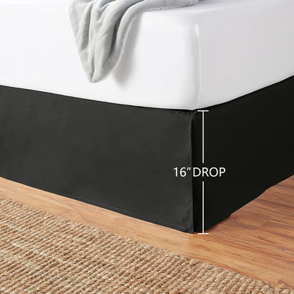 Slumblr® Solid Queen Bed Skirt Dust Ruffle