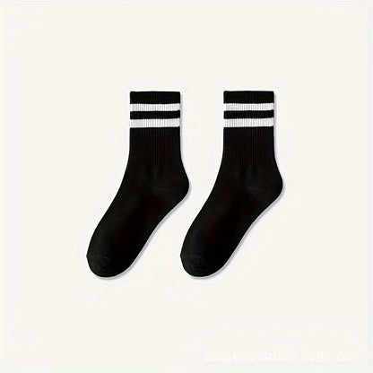 Slumblr® Cushioned Striped Quarter Length Womens Socks (3Pcs)