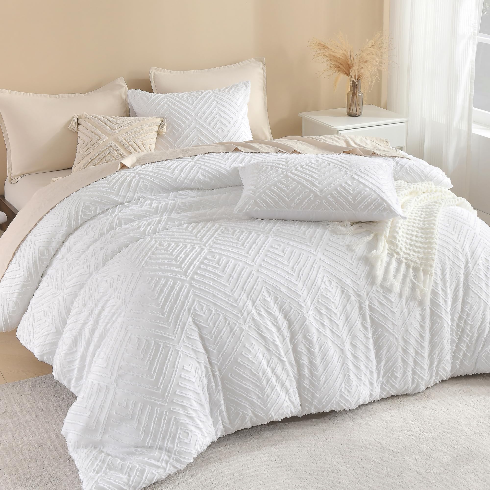 Slumblr® Luxury Tufted Duvet Cover Set